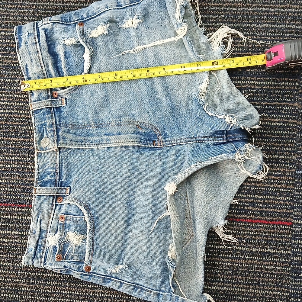 Abercrombie & Fitch high rise mom shorts Size 6 - Picture 6 of 6